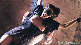 Buff fitness milf Alex Zothberg captive and whipped in dungeon