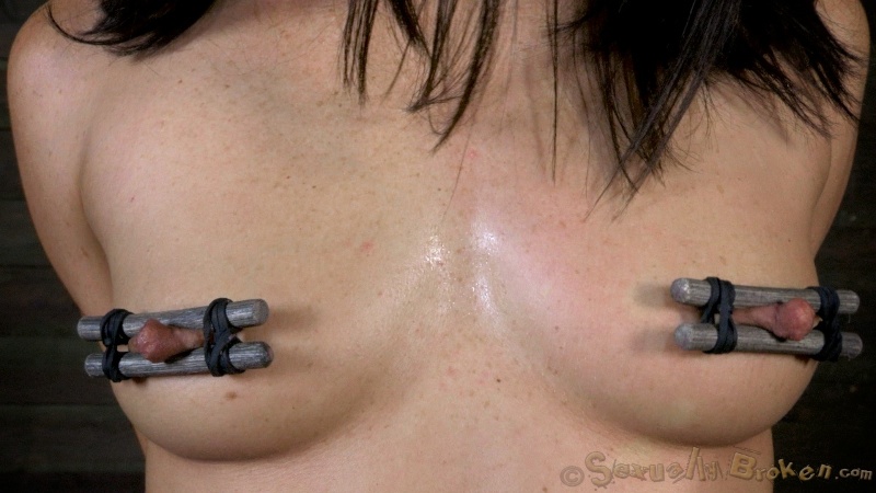 Venona takes a dick deep down her throat while being strangled