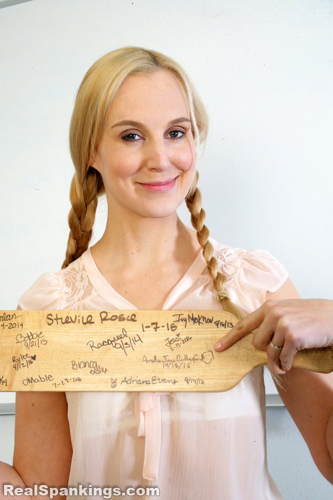 A.J.R. ,the golden girl of spanking