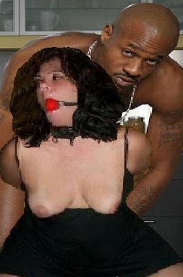 Black owned white slave girl