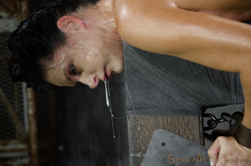 Big black and white dongs impale a hot MILF