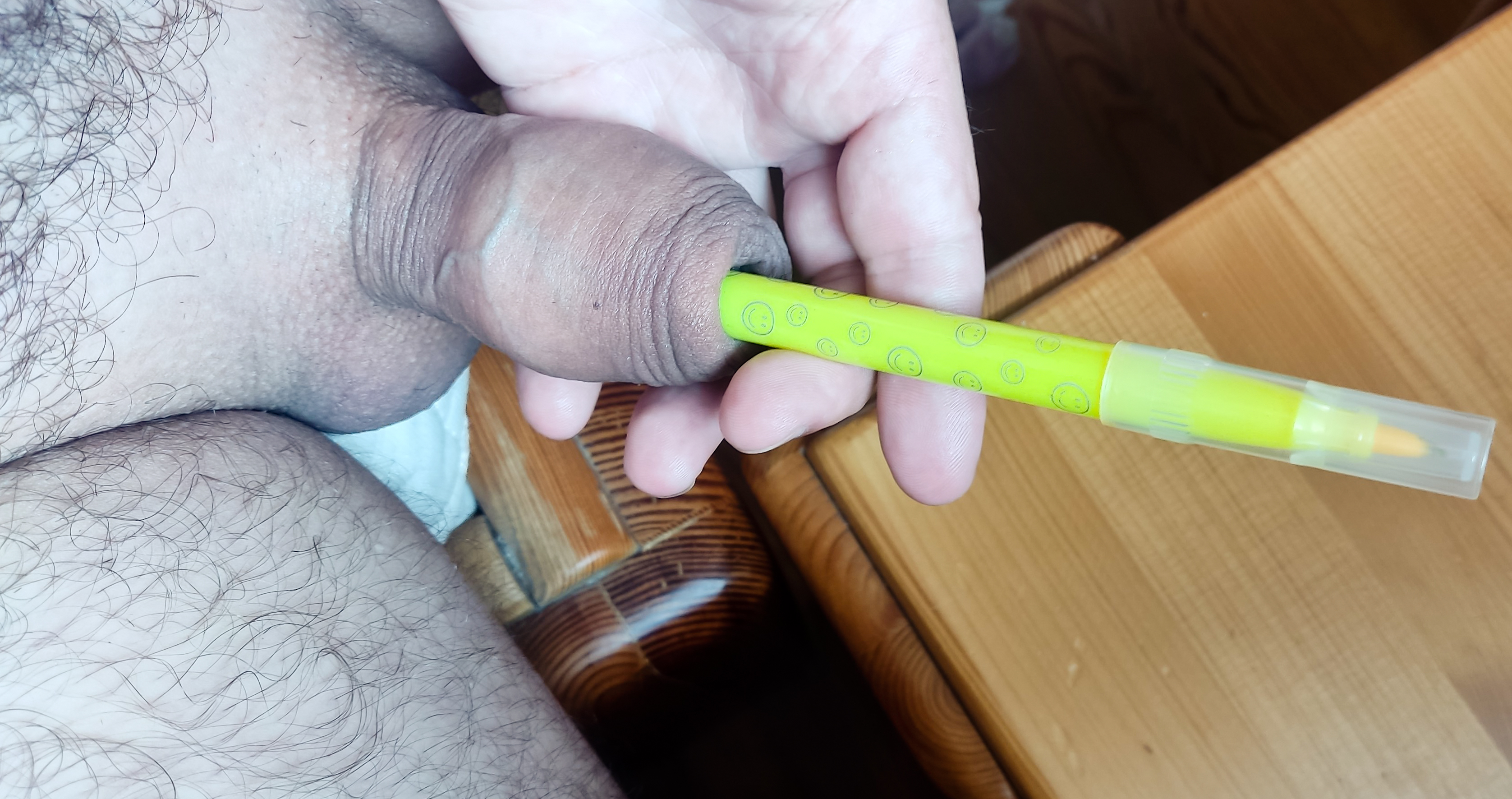 Foreskin play - sharpie