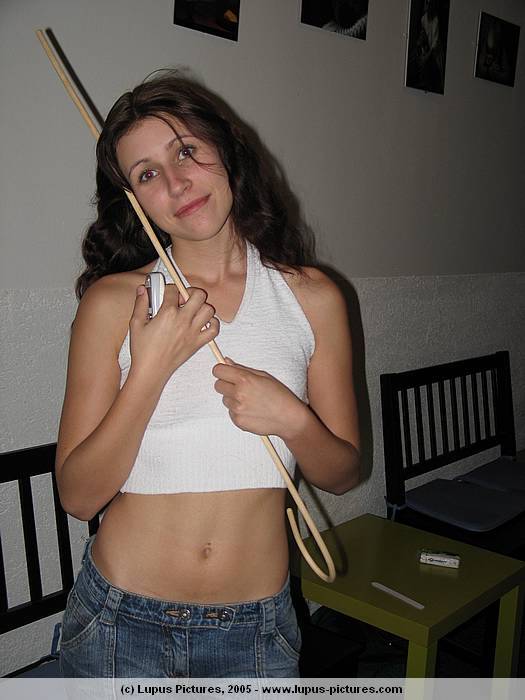 Please daddy, cane me hard