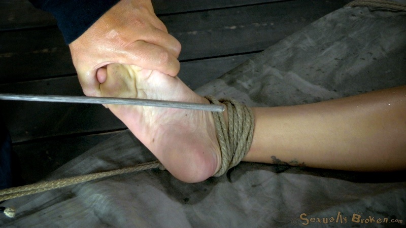 Master nicely fucked his lustful bonded slave in the dungeon