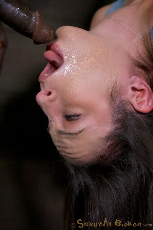 Awesome face-fucking with a black lord