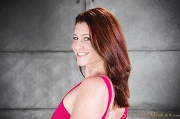 Chained redhead fuck doll and cruel master