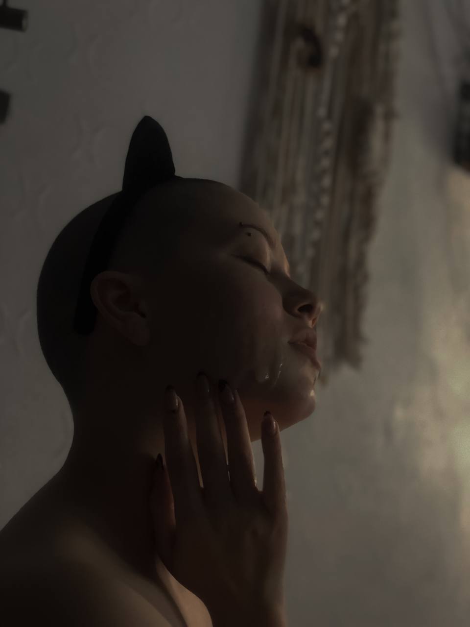 Vilu Vidish got facial