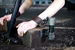 Sub bitch is getting fixed and fucked by two men